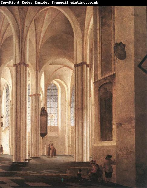 Pieter Jansz Saenredam The Interior of the Buurkerk at Utrecht